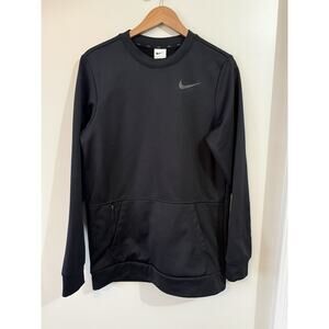 Nike Therma Fit Crew Neck Sweater Sweatshirt Black Men's Size Small